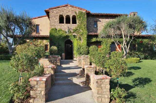 Elegant  Stone Entrance