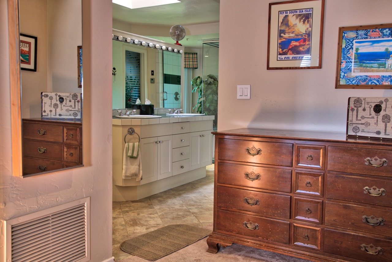 Master Armoire to Bathroom